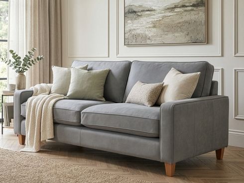 Drake Compact Leather Sofa