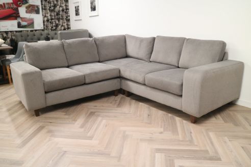 Wellington Fabric Corner Sofa - 2 x 2 Corner - Alpaka Shale