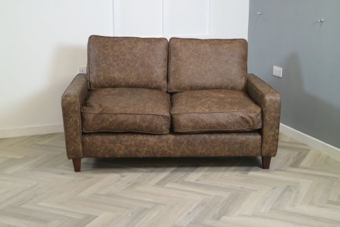 Drake Leather Sofa - 2.5 Seater - Apache Rum