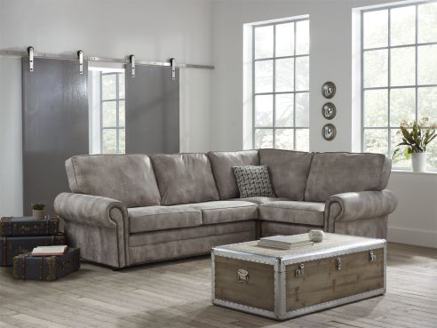 Portland Grey Corner Sofa