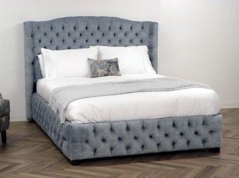 Weybridge King Bed - Lovely Aluminium